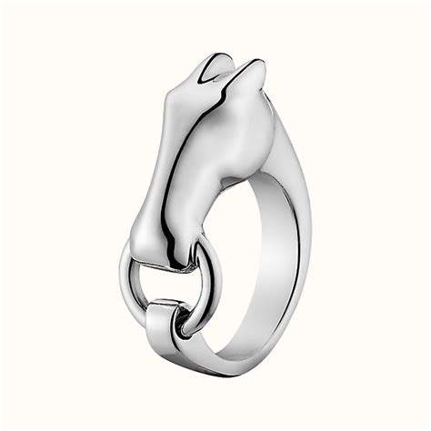 Hermès Bague Galop à Design Tête De Cheval pre.